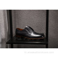 Chaussures décontractées respirantes en cuir pour hommes